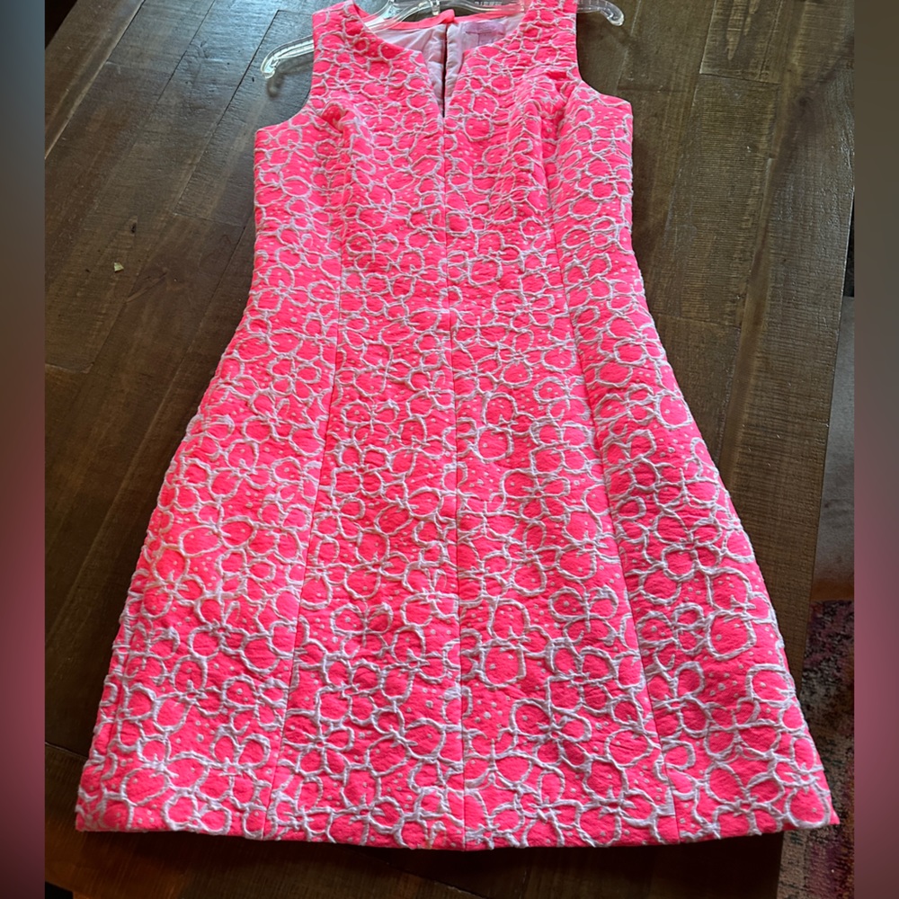 Lilly Pulitzer Percy dress - size 4 EUC Bright Pink